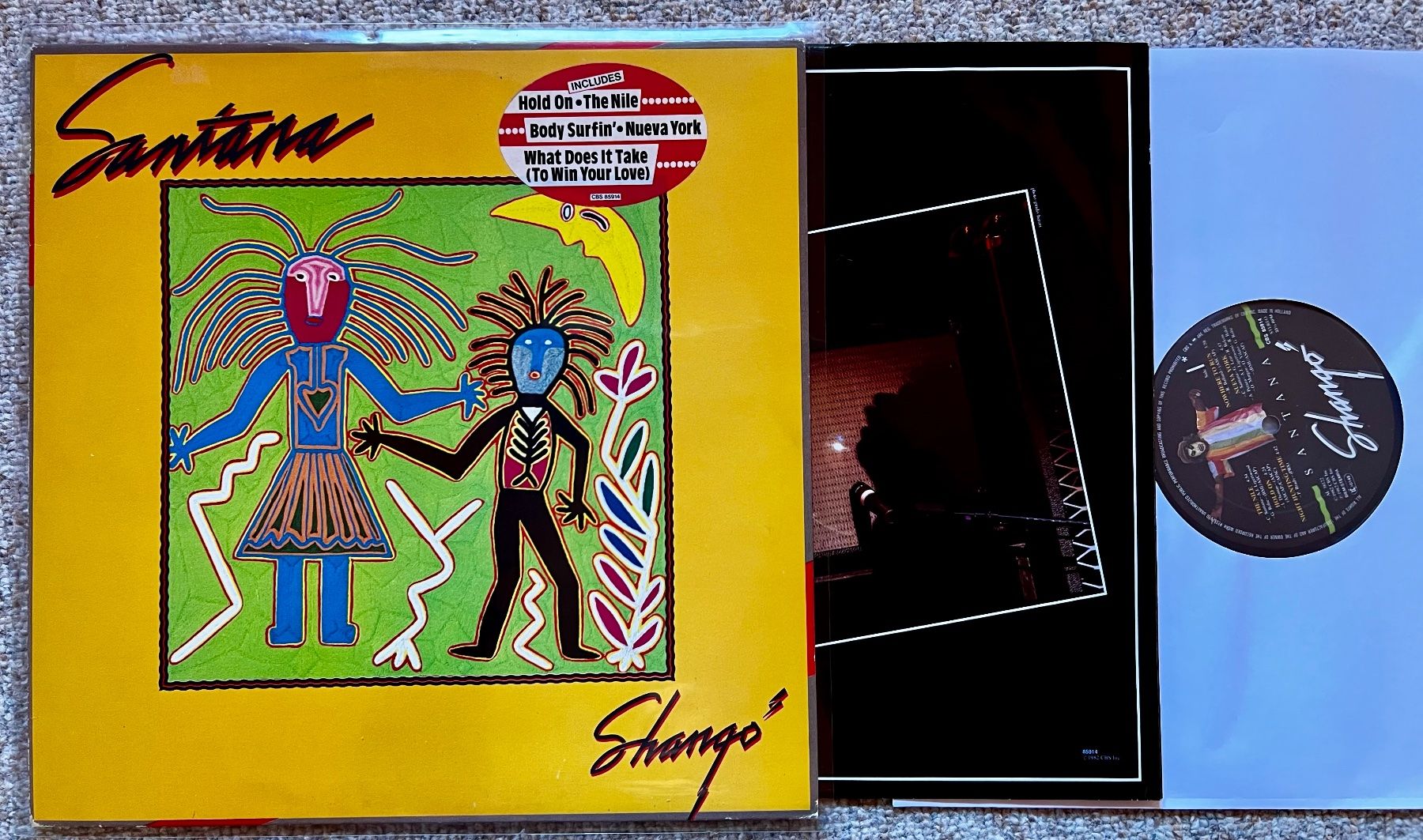 Dischi in vinile: Santana – Shango LP GEWASCHEN – Usato da Unterseen venduto da vinylmore