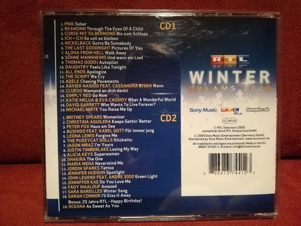 CD: RTL Winter Dreams 2009 – Usato da Zofingen venduto da noise123 1
