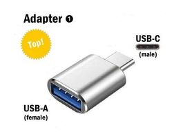 USB-A auf USB Typ-C / Adapter Übergangs-Zwischen-Stecker