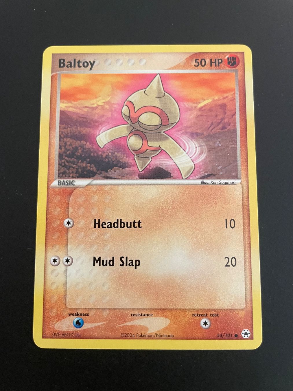 Pokémon Carte collezionabili: Baltoy 53/101 EX Hidden Legends – Usato da Zürich venduto da pokemon_cards