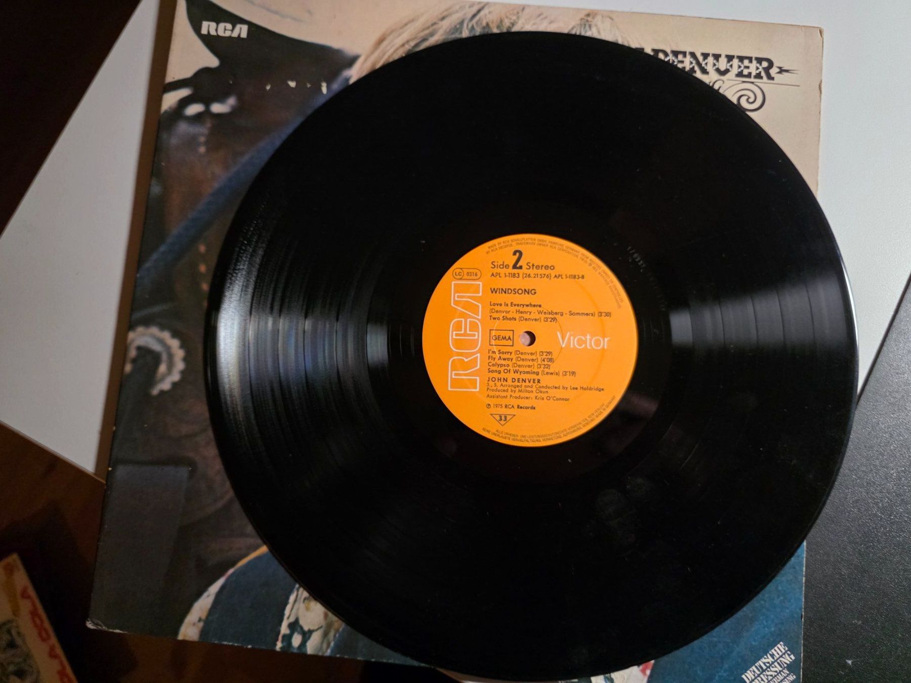 Dischi in vinile: LP Vinyl - John Denver Windsong - 1975 – Usato da Walterswil BE venduto da Lonitti 7