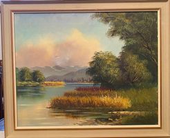 Bellissimo dipinto ad olio firmato A. Müller