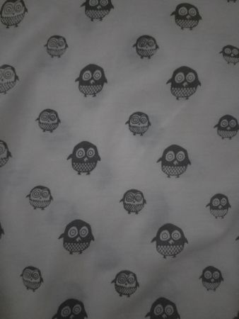 Top d'été neuf M/S - motifs chouettes hiboux