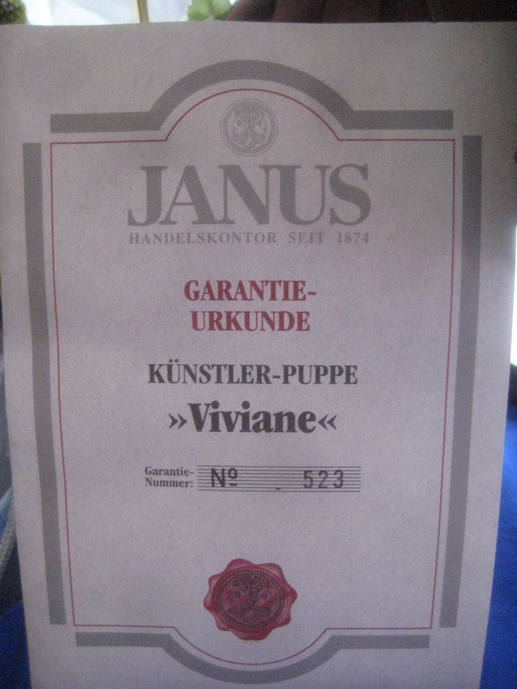 Bambole: KÜNSTLER    PUPPE  VIVIANE – Nuovo (secondo la descrizione) da Uster venduto da flocke1 2
