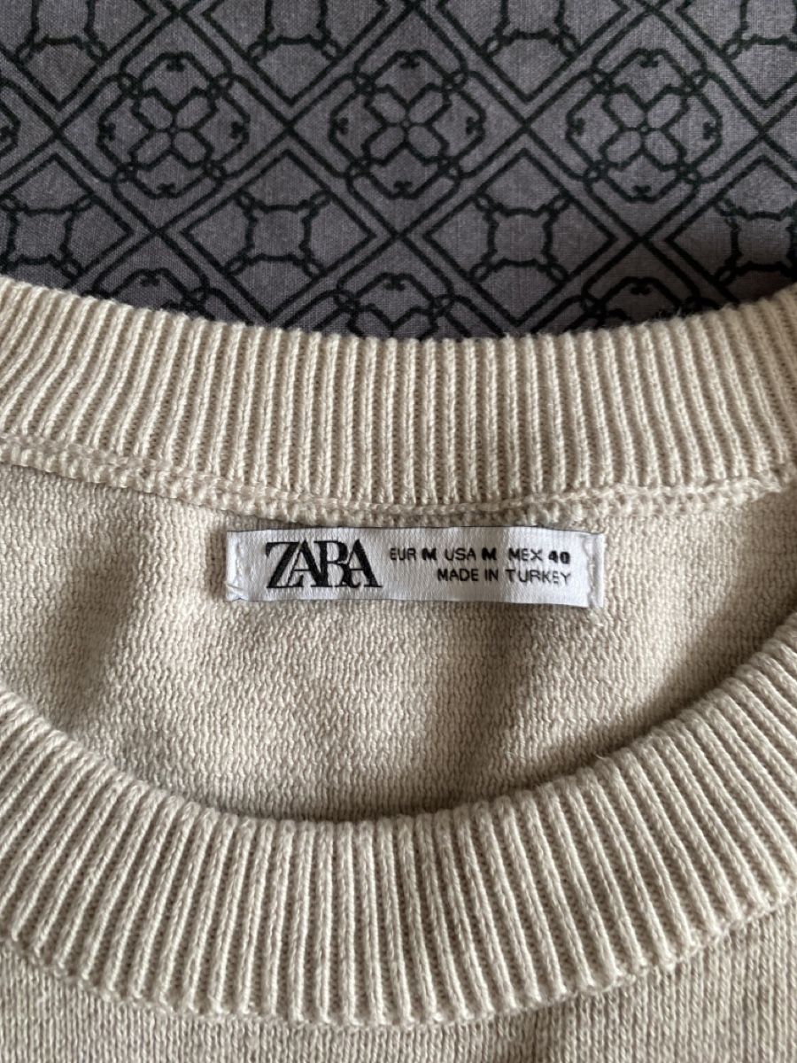 Zara Maglioni & Felpe: Pull beige clair Zara - Taille M – Usato da Geneve venduto da tom_d7f8 2