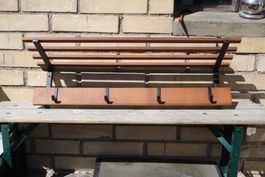 VINTAGE GARDEROBE MIT HUTABLAGE WANDGARDEREOBE