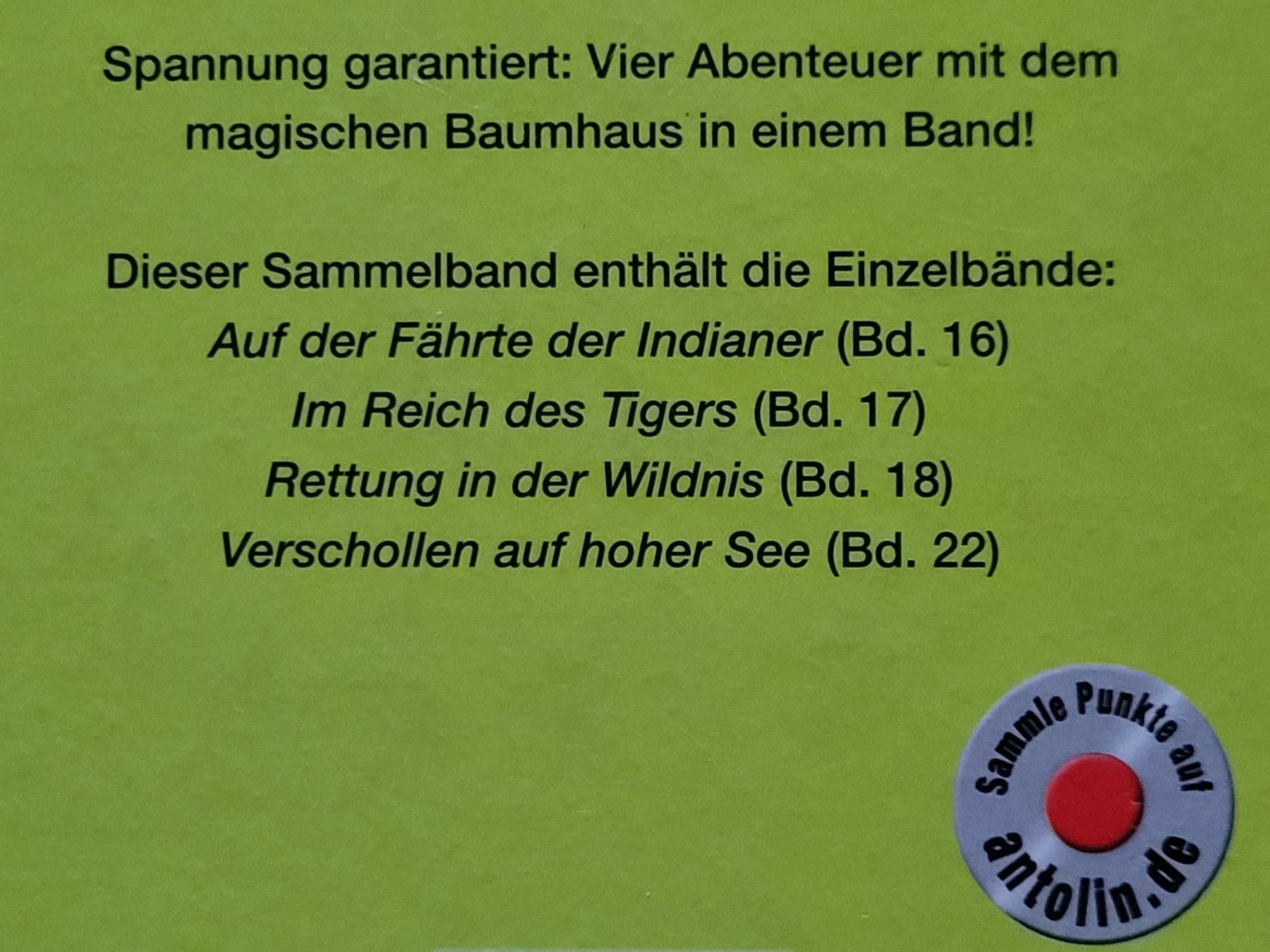 Libri: Das magische Baumhaus - Sammelband 4 Bände – Usato da Wiesendangen venduto da samoalk 6