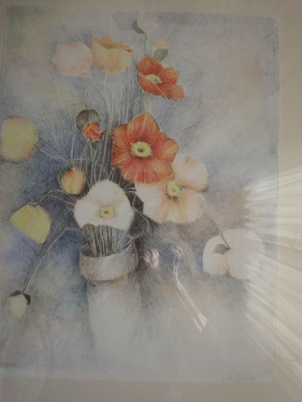 Grafica & Litografie: Glauser Lotti, 1953 - Mohnblumen - Steinlithographie – Nuovo (secondo la descrizione) da Biel/Bienne venduto da 07helios032 1