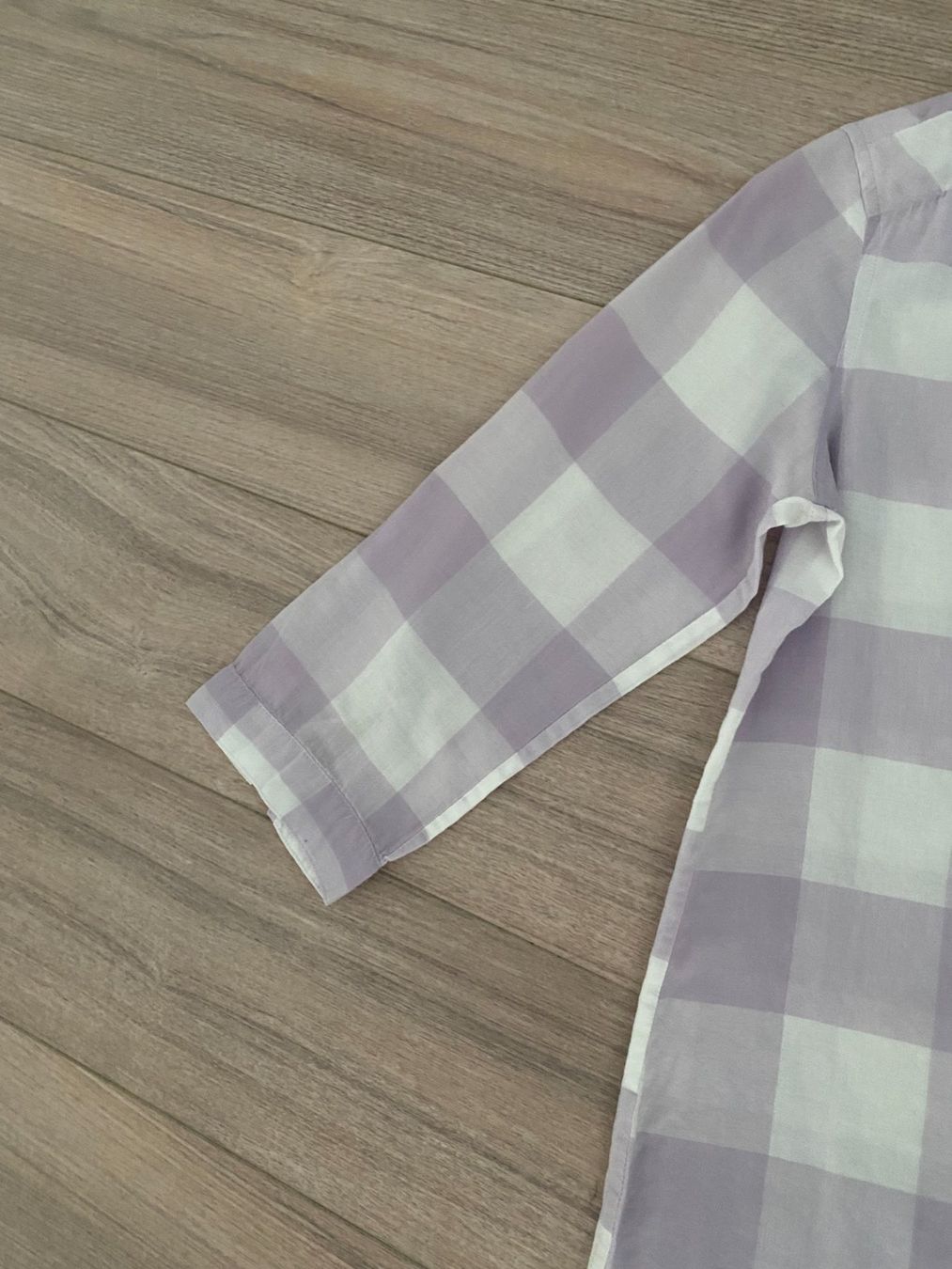 Camicette: Bluse von bpc Gr. 36 lila/weiss kariert – Usato da Bonstetten venduto da VCLS 2
