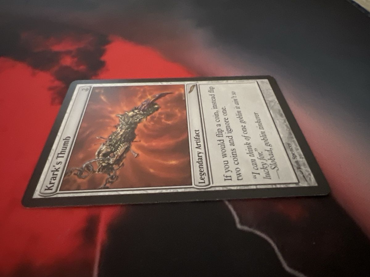 Magic The Gathering Carte collezionabili: Magic The Gathering Krark's Thumb, NM – Usato da St. Gallen venduto da lob_bkw9 1