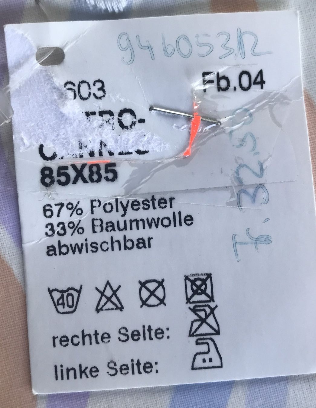 Sonstige Tischwäsche: TISCHDECKE NEU 85X85 – Neu (gemäss Beschreibung) aus Ostermundigen von crazy-horse-1840 3