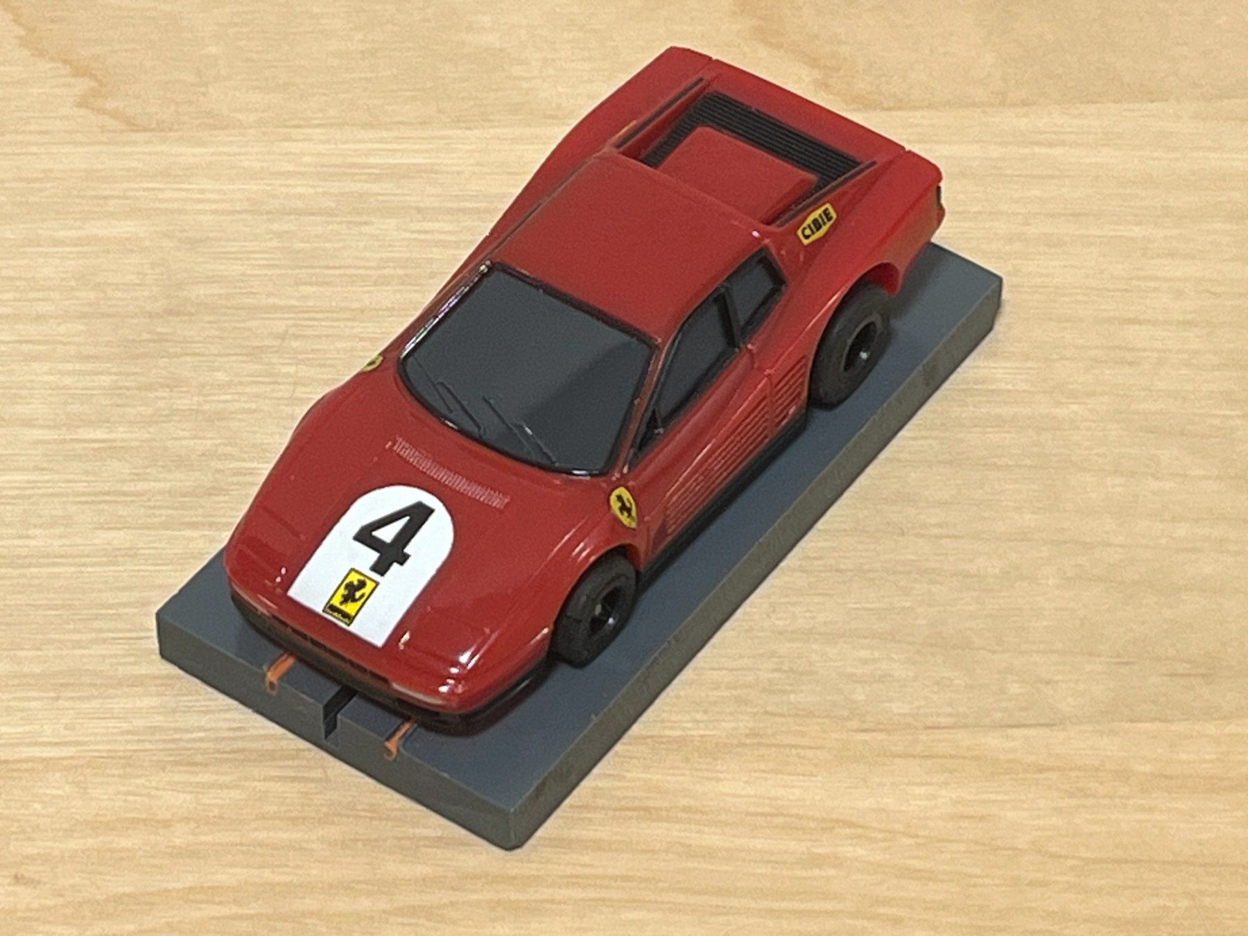 Rennbahnen: Tomy AFX Ferrari Testarossa #4 "Cibié " Dunkelrot – Neu (gemäss Beschreibung) aus Bülach von h0slotch