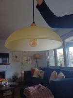 Lampe aus den 80 jahren glas