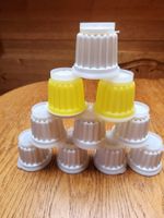 Tupperware Puddingformen, 8 Weiss, 2Gelb neuwertig