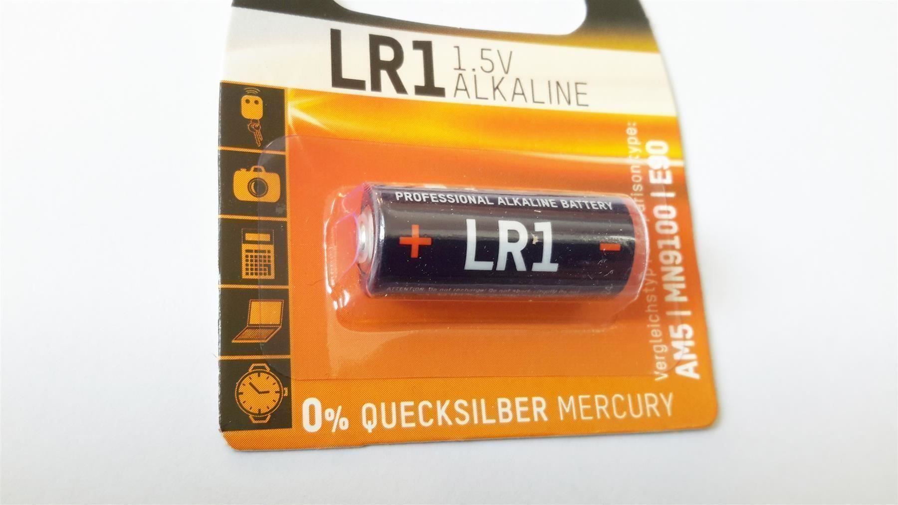 Caricatori & Batterie: Batterie Alkaline LR1, 1.5V, ANSMANN – Nuovo e nell'imballaggio originale da St. Gallen venduto da cointec 3
