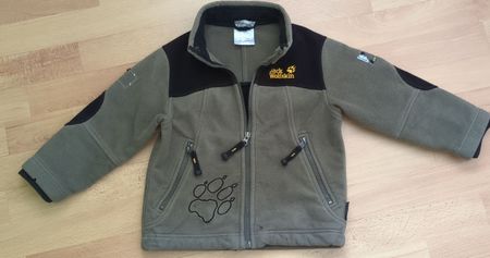 Kinder Fleecejacke Jack Wolfskinolivgrün Grösse 104