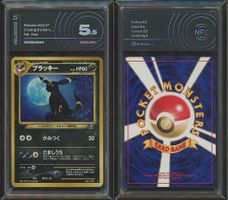 Carta Pokemon Umbreon JP 2000 AiGrading 5.5