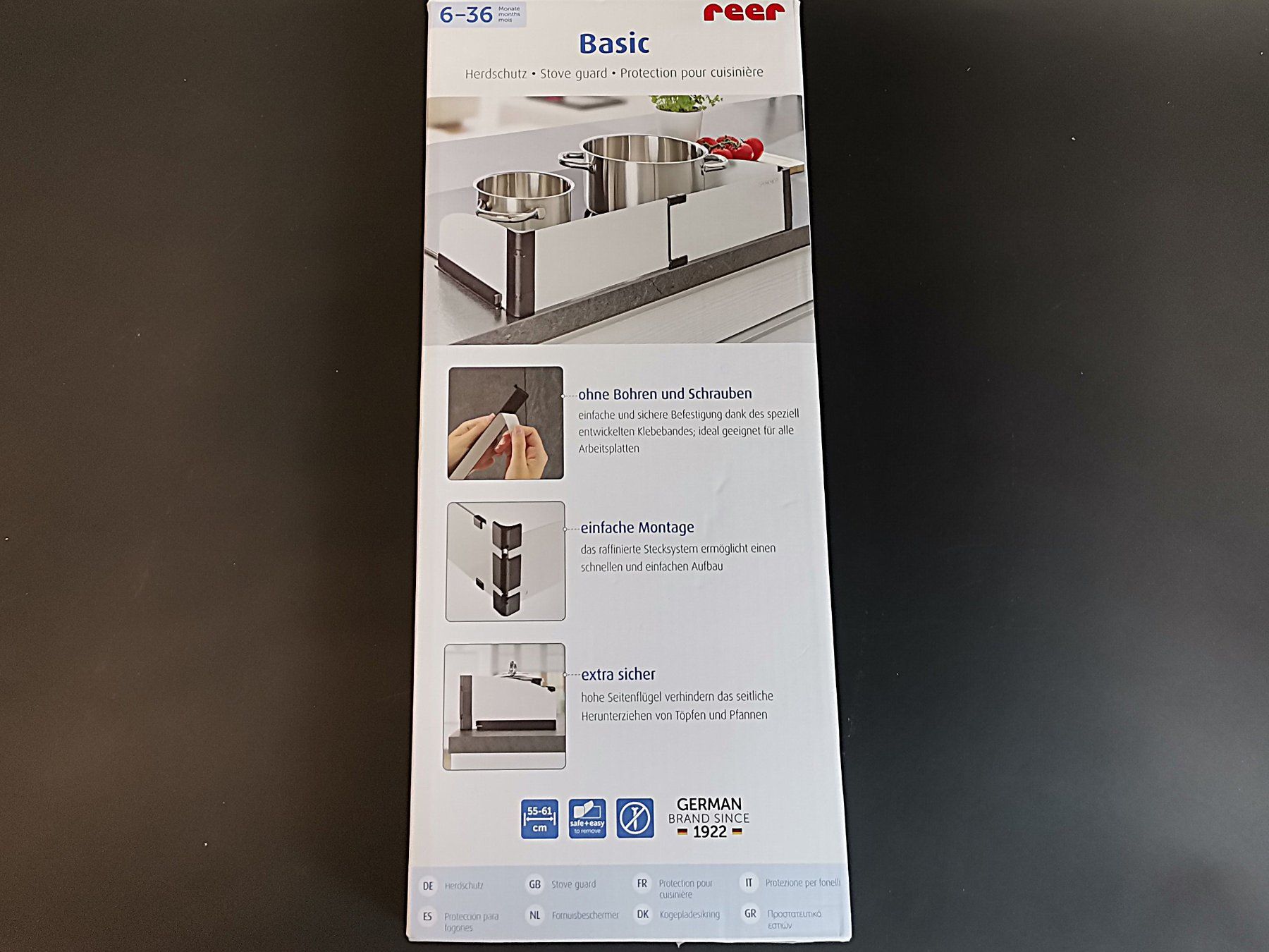 Cucine complete: REER Herdschutz – Nuovo e nell'imballaggio originale da Schaffhausen venduto da Restwert_SH