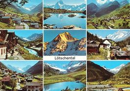 Mehrbild-AK LÖTSCHENTAL