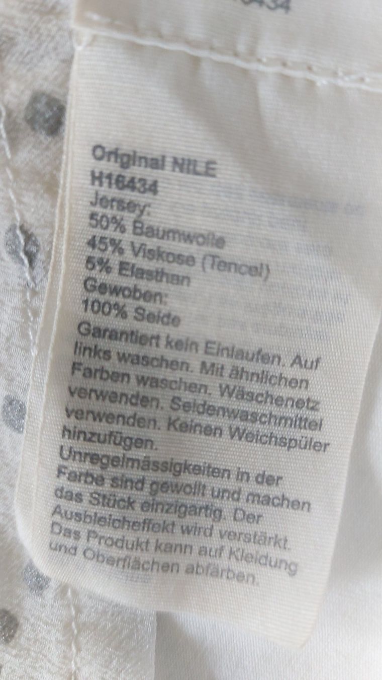 Nile Camicette: Nile Bluse Shirt mit Seide,Neu – Nuovo (secondo la descrizione) da langenthal venduto da rundholz7 9