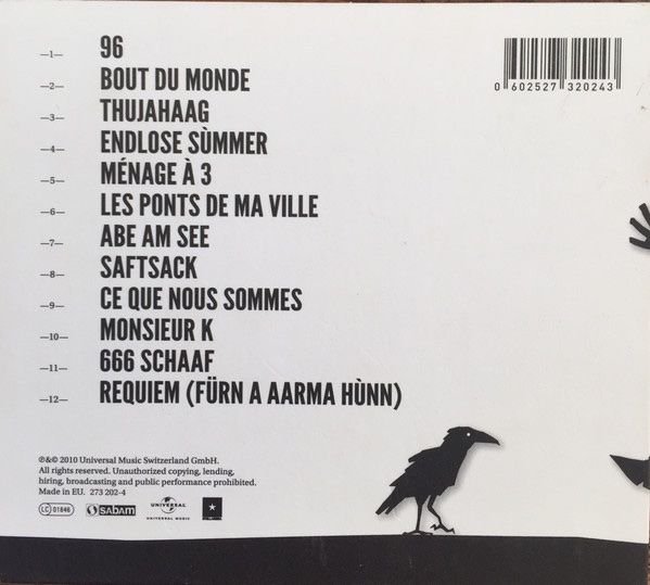 CD: Gustav - "666" (2010) – Usato da Oberbuchsiten venduto da Alinghi69 1