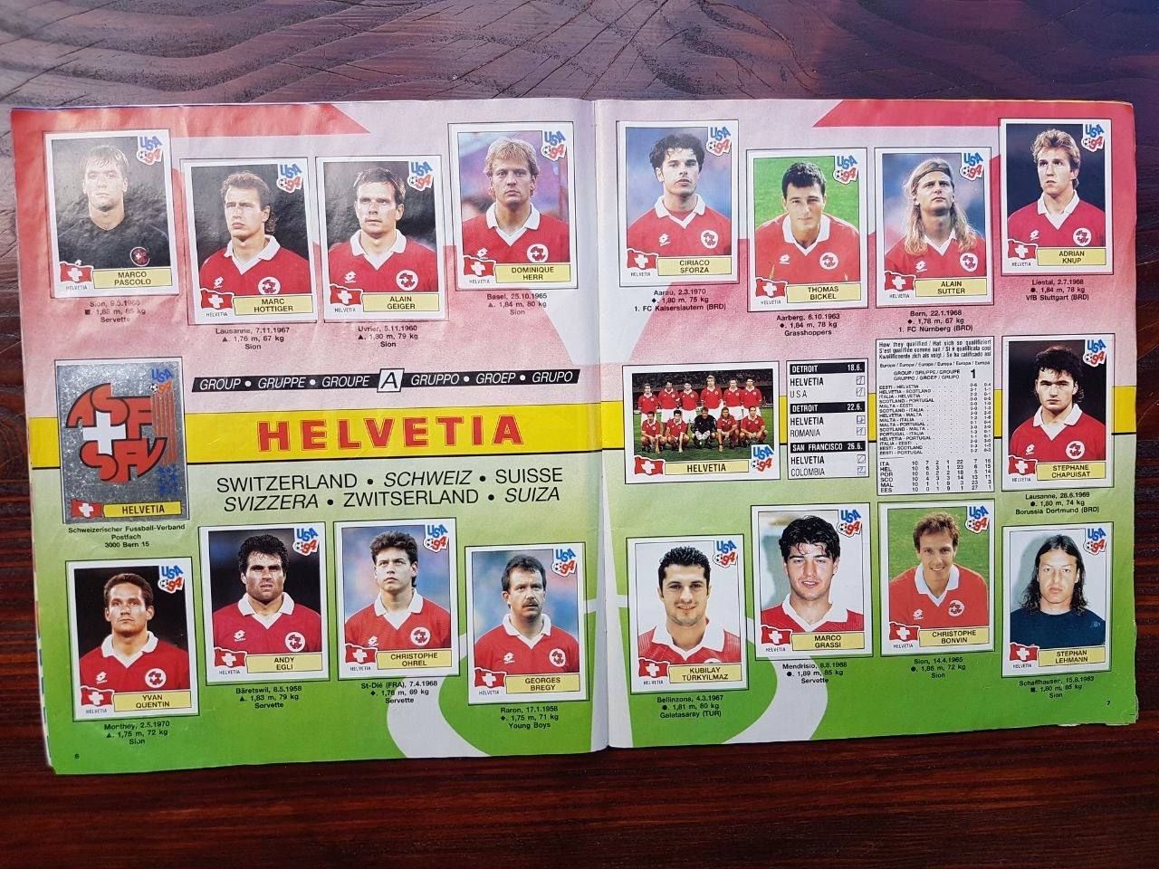 Panini Album: Panini WM 1994 – Usato da Bützberg venduto da Hurricane32 2