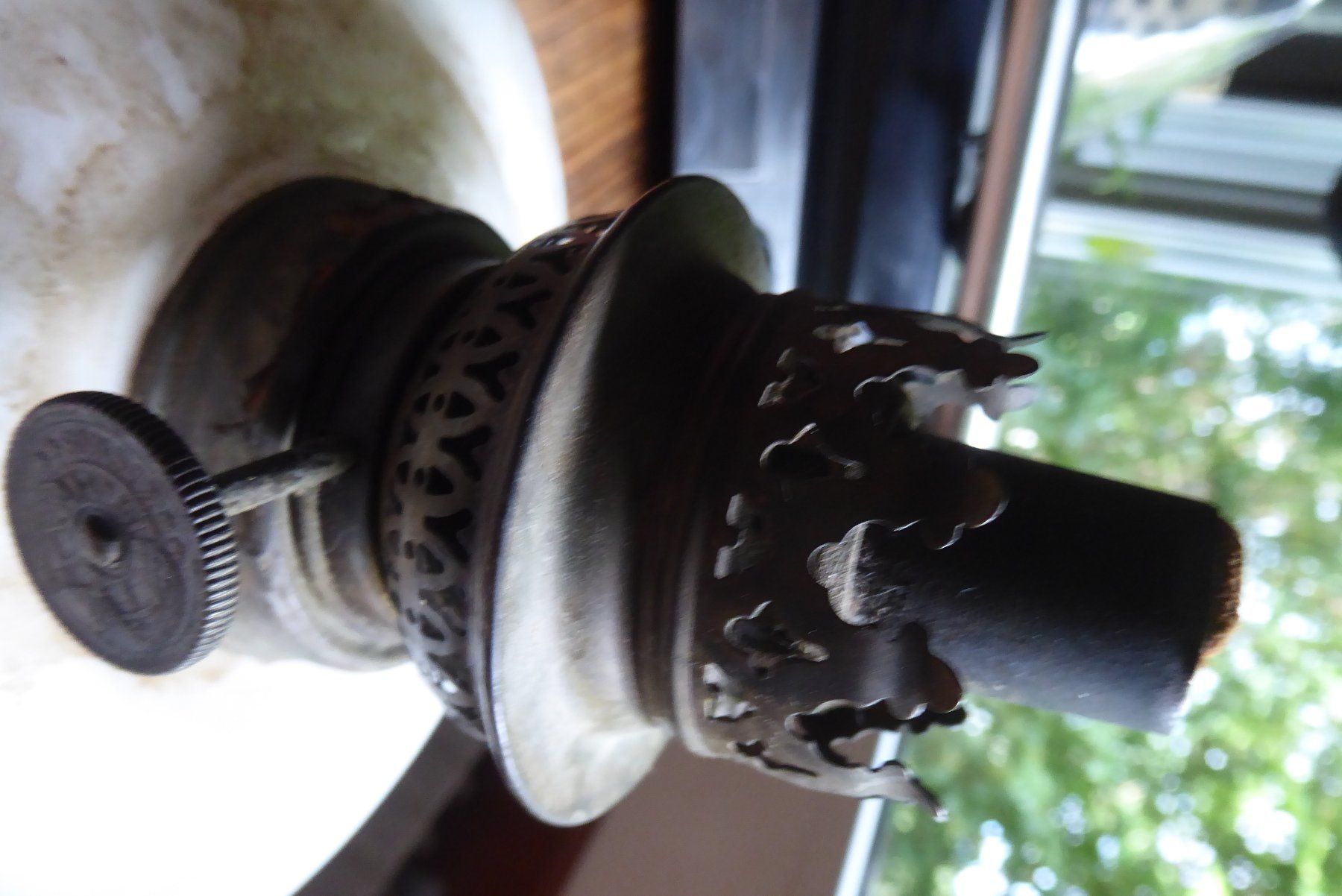 Lampade: Antike Petroleumlampe – Usato da Sargans venduto da Benziner 5
