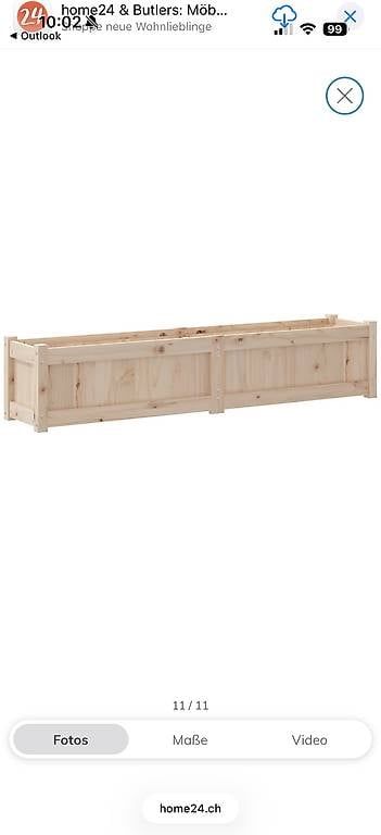 Vasi per fiori: Pflanzenkübel holz – Nuovo e nell'imballaggio originale da Aesch BL venduto da kim_cd8l