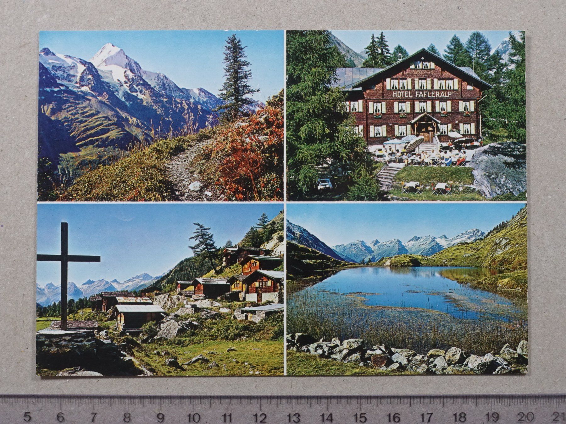 Ansichtskarten: Fafleralp, Lötschental – Gebraucht aus Lenzburg von fh1