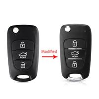 Gehäuse, Hülle, Autoschlüssel für Hyundai & Kia 3 Tasten