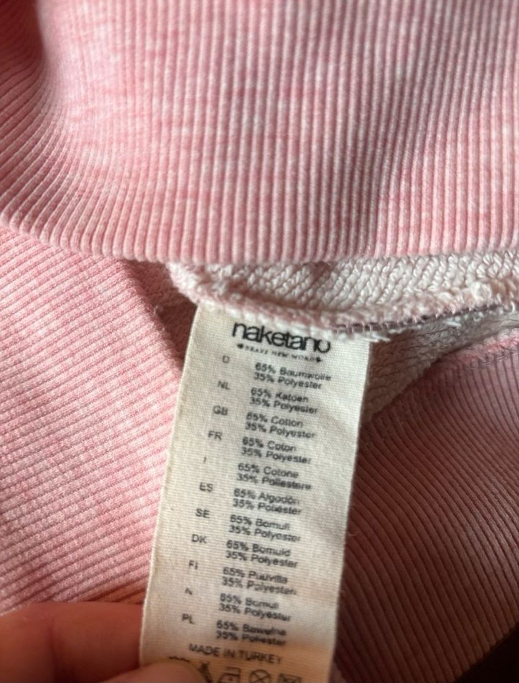 Naketano Pullover & Sweatshirts: Naketano Pullover Hoodie rosa Gr.L Damen – Neu (gemäss Beschreibung) aus Rheinau von inStyleSg 5