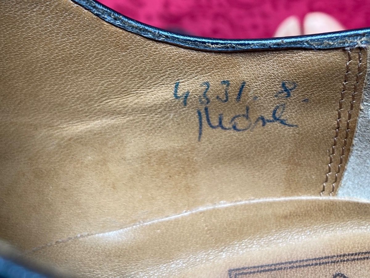 Scarpe da uomo: excl. Dinkelacker Budapester Herrenschuhe Gr 8, NP CHF 900.- – Nuovo (secondo la descrizione) da Chur venduto da Spuntz1 6