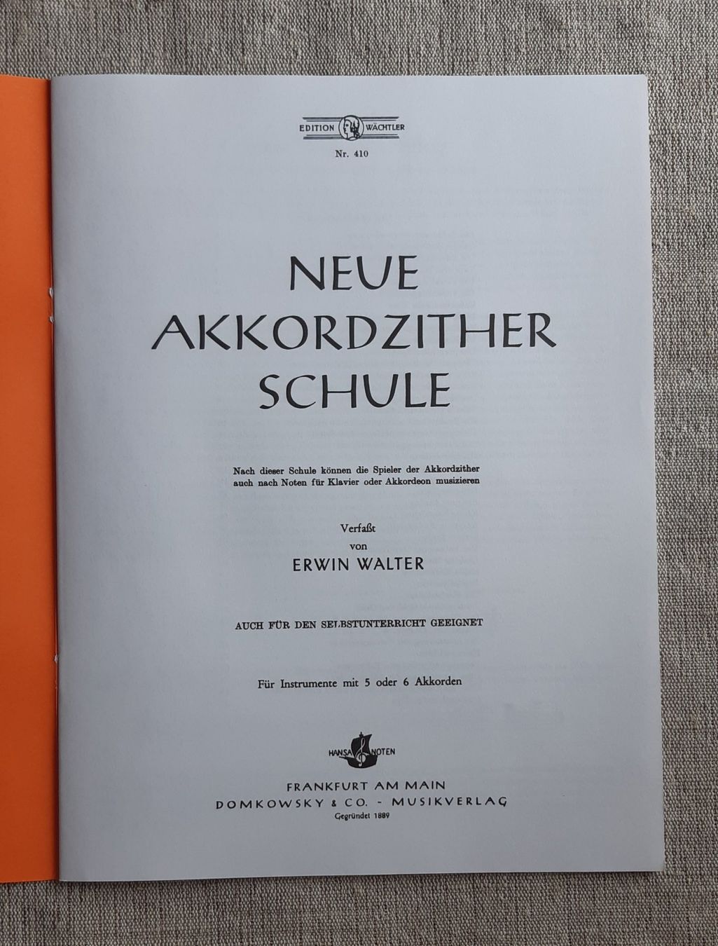 Strumenti musicali: Neue Akkordzither Schule ! – Usato da Neuheim venduto da MHarmony 1