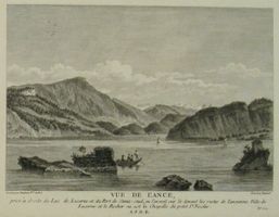 18. Jhrdt. Stich - A. PERIGNON (1726-82) - Luzern Stanz Stad