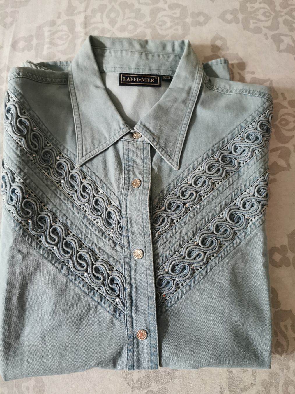 Camicette: Damen Bluse Gr. XXL – Nuovo (secondo la descrizione) da Schlieren venduto da vlalif 3