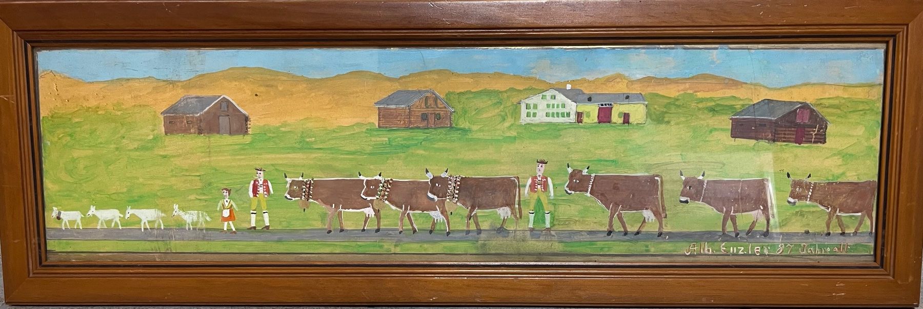 Dipinti: Original Bauernmalerei Albert Enzler Appenzell – Usato da Weissbad venduto da 7733110