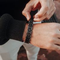 Bracelet homme argent antique/érable NEUF ! 🎁