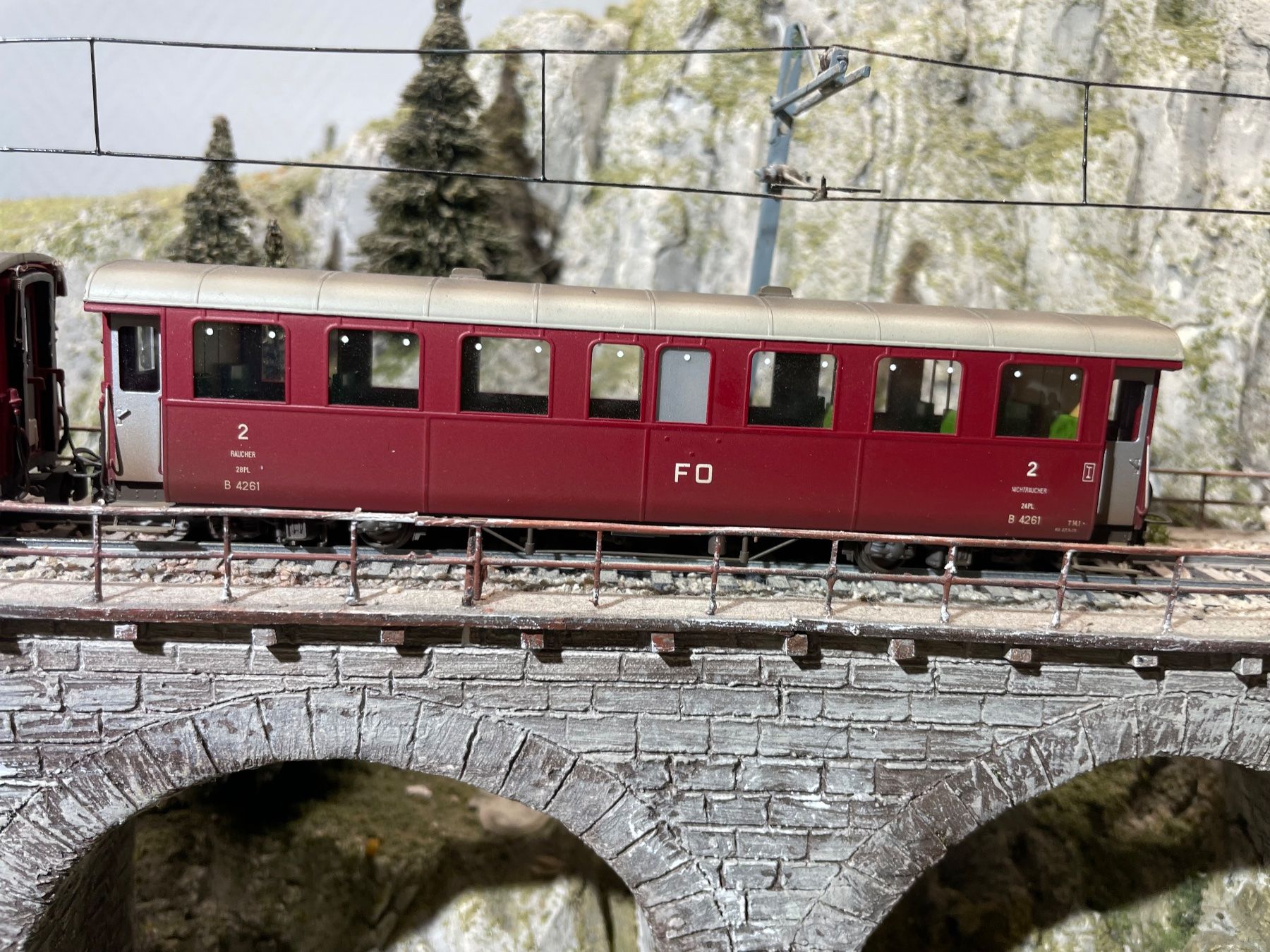 Ferro-suisse Modellini di ferrovie: Ferro Suisse, FO Wagen - Set – Usato da Krummenau venduto da ferrotech 3