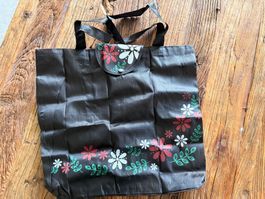 Einkaufstasche-Badetasche-Picknick-mit Druckknopf-faltbar