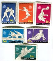 Briefmarken "Olympische Spiele". Rumänien.