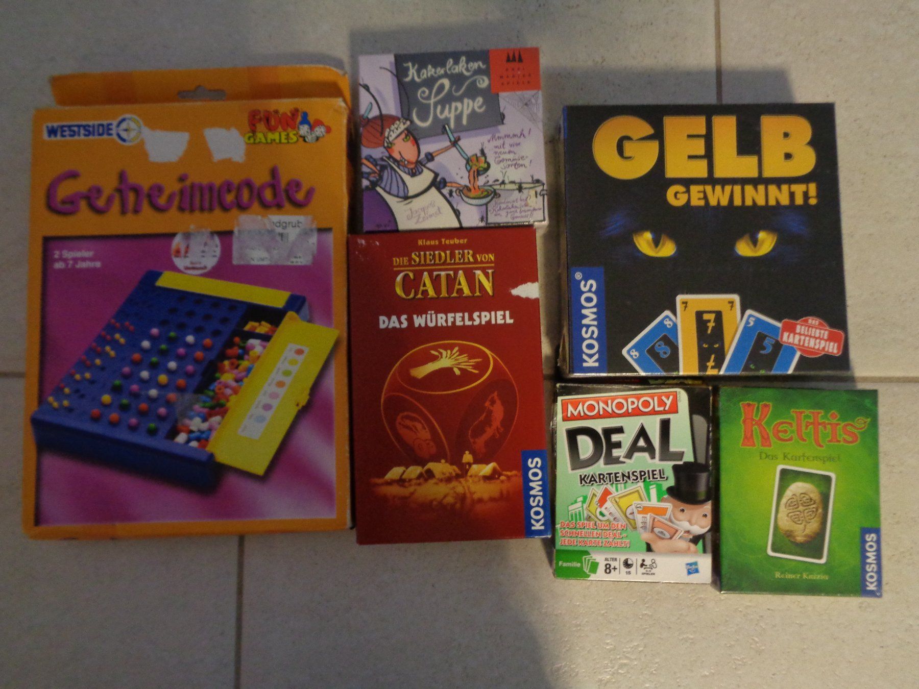 Giochi: 6 VERSCHIEDENE SPIELE NEU UND GEBRAUCHT – Nuovo (secondo la descrizione) da Rotkreuz venduto da Samballi