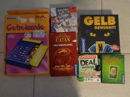 6 VERSCHIEDENE SPIELE NEU UND GEBRAUCHT