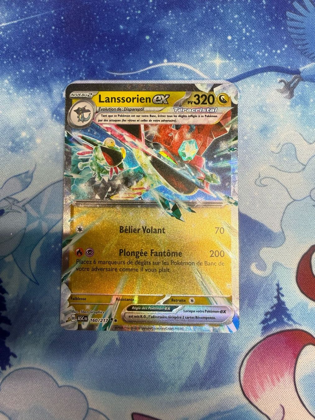 Pokémon Carte collezionabili: Lanssorien EX - ASC 160 FR – Nuovo (secondo la descrizione) da Courgenay venduto da ScamBoxOff