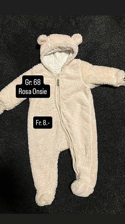 Onsie rosa (Gr.68)
