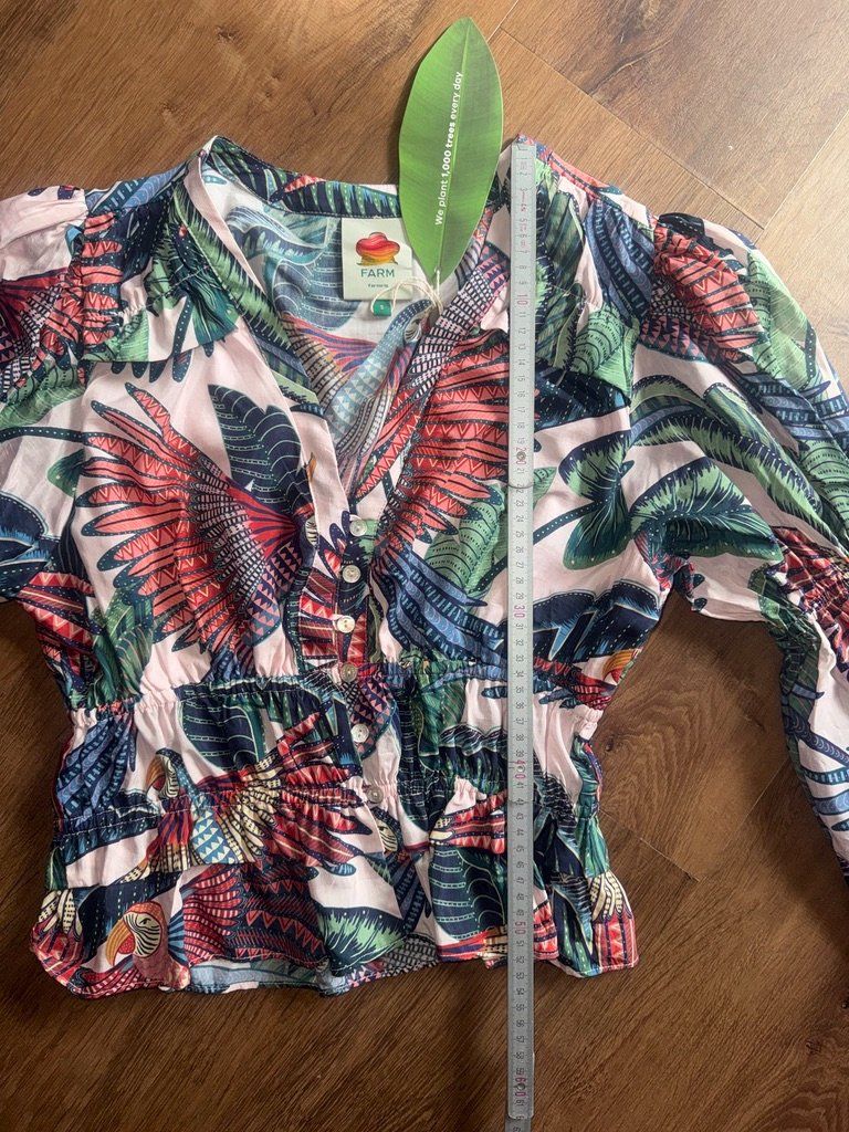 Farm Rio Top: New Farm Rio Parrot print top - M – Nuovo e nell'imballaggio originale da St-Sulpice VD venduto da juhdu 3