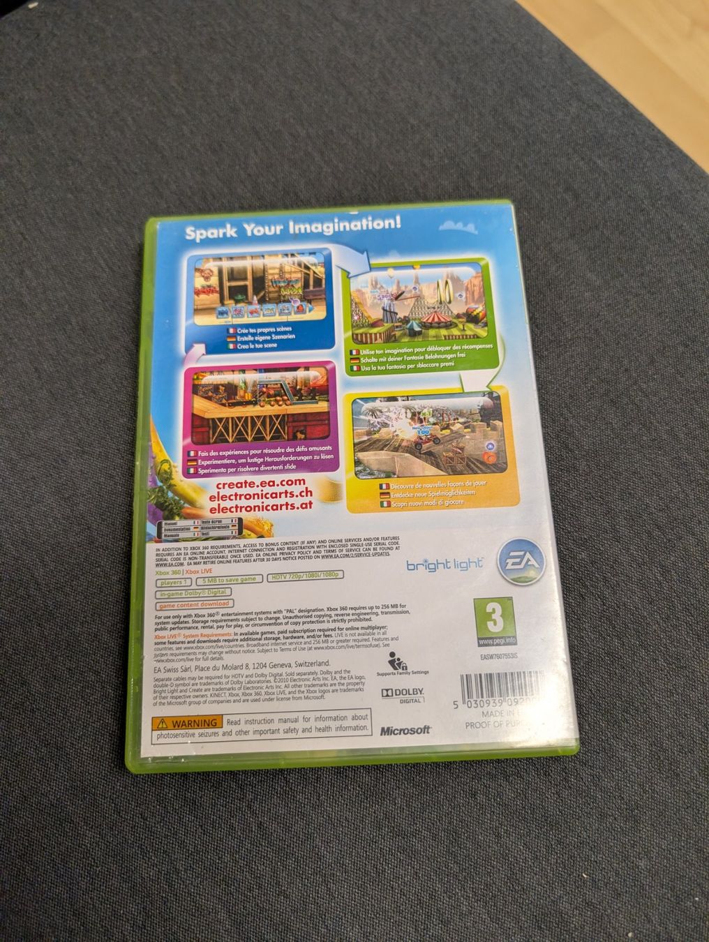 Spiele: Create Microsoft Xbox 360 – Gebraucht aus Giubiasco von Ticinerd 1