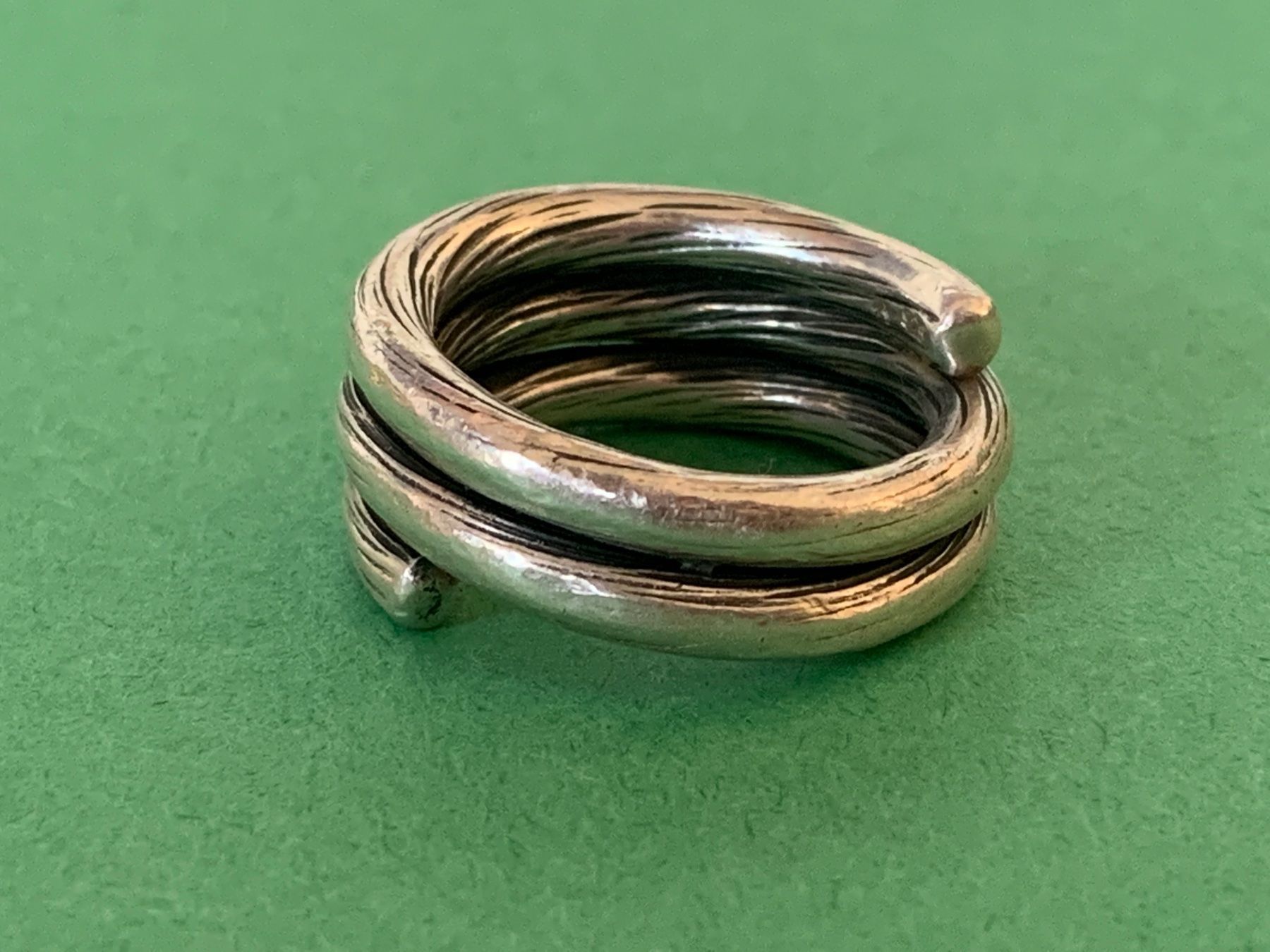Anelli: Silberring SPIRALEN MUSTER – Usato da Dittingen venduto da Bijoubelle 1