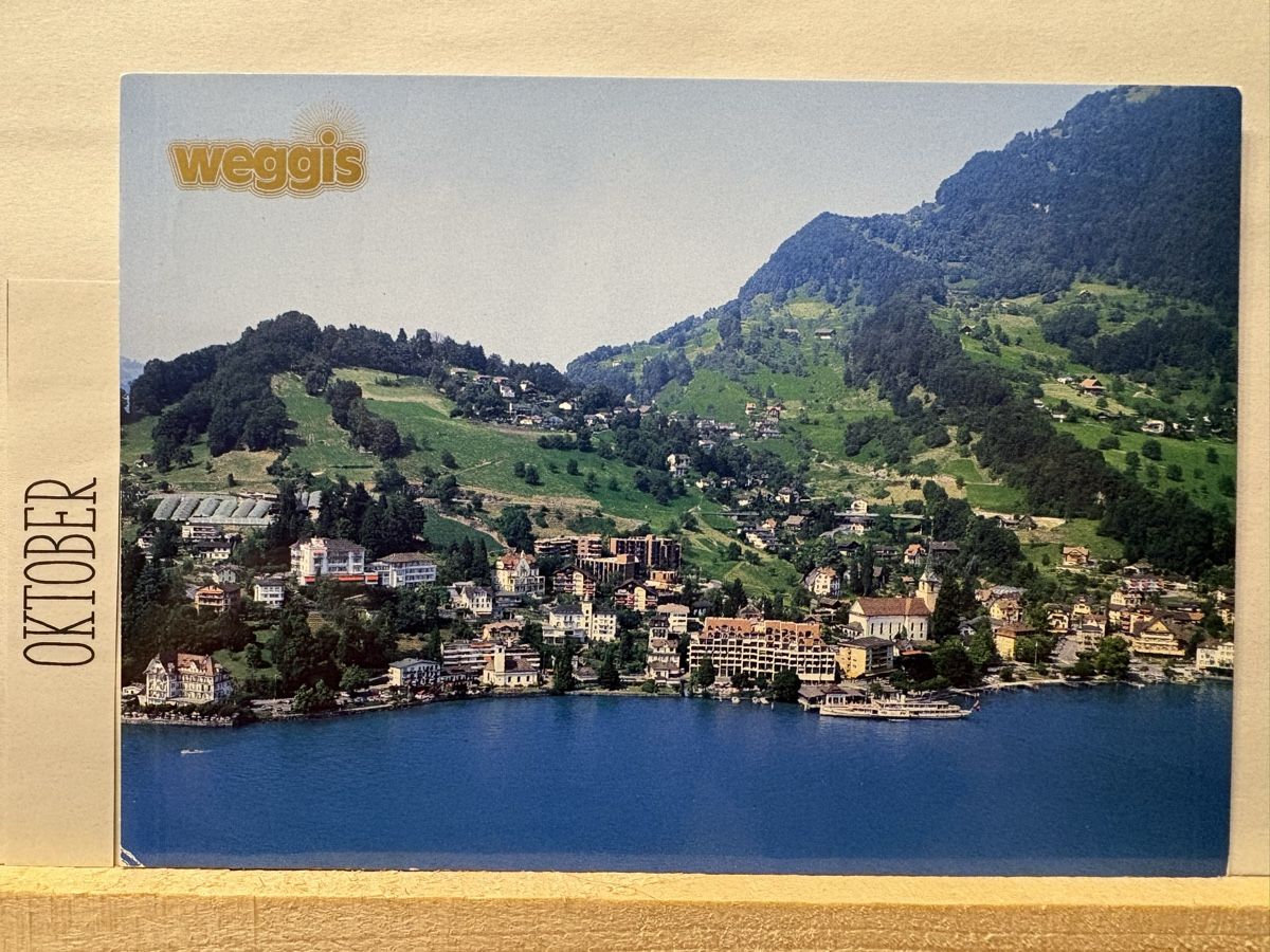 Ansichtskarten: AK von Weggis – Gebraucht aus Rümlang von Brieftaube1