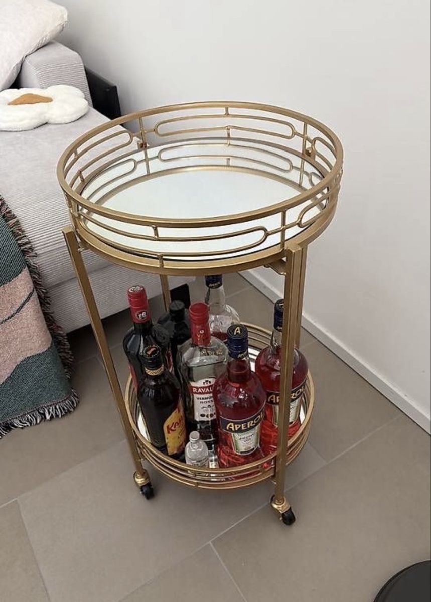 Servierwagen: Servierwagen Barwagen - Nova - Vintage - Gold – Gebraucht aus Zürich von BKana