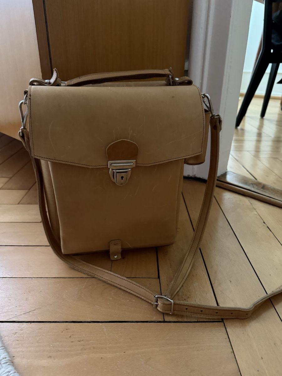 Borse: Vintage Tasche Hellbraun – Usato da Basel venduto da e.dolce